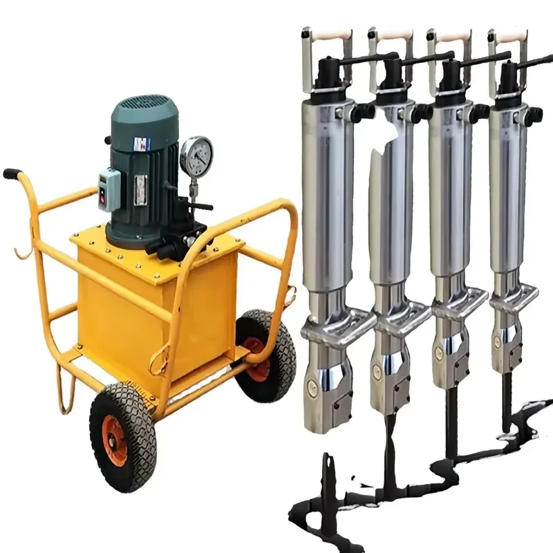 Factory Price Hydraulic 4KW AC Rock Splitting Machine Splitter Wedge for Concrete Demolition