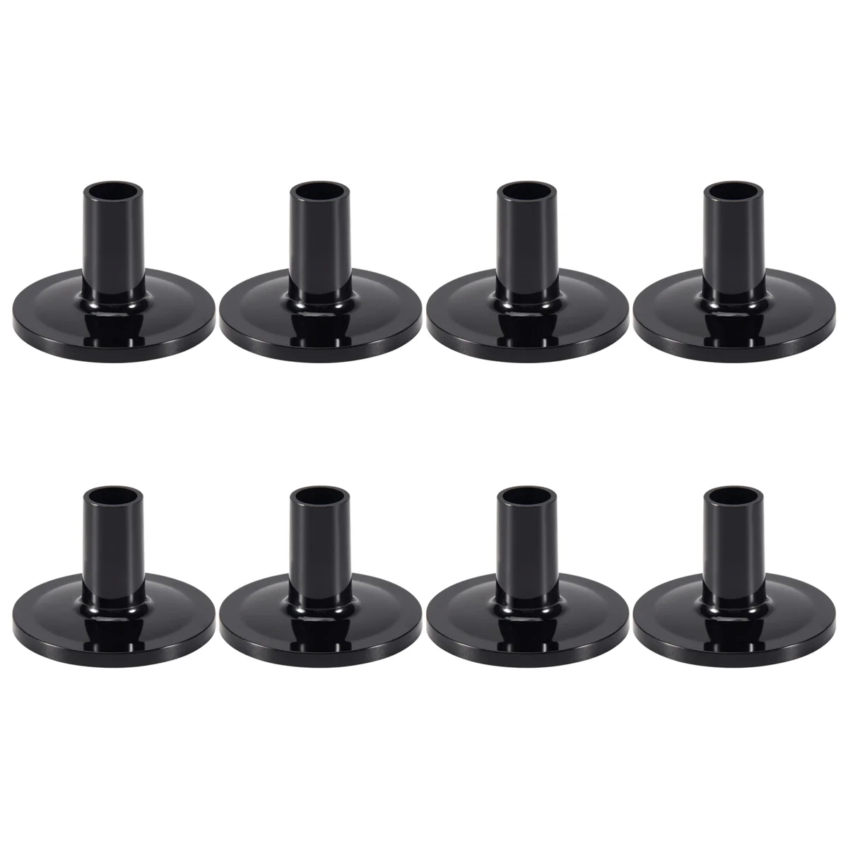 8Pcs Cymbal Sleeves 8PCS 38x26mm Black Drum Cymbal Sleeves Replacement for Shelf Drum Kit