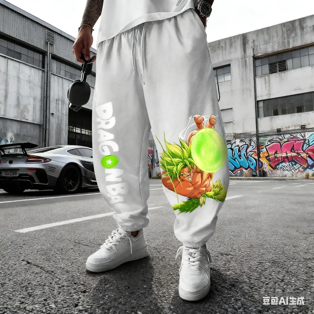 Animatie Dragon Ball Herfst Winter Jeugd Vitaliteit Losse Y2k Comfortabele nieuwe joggingbroek Legging Running Fitness joggingbroek