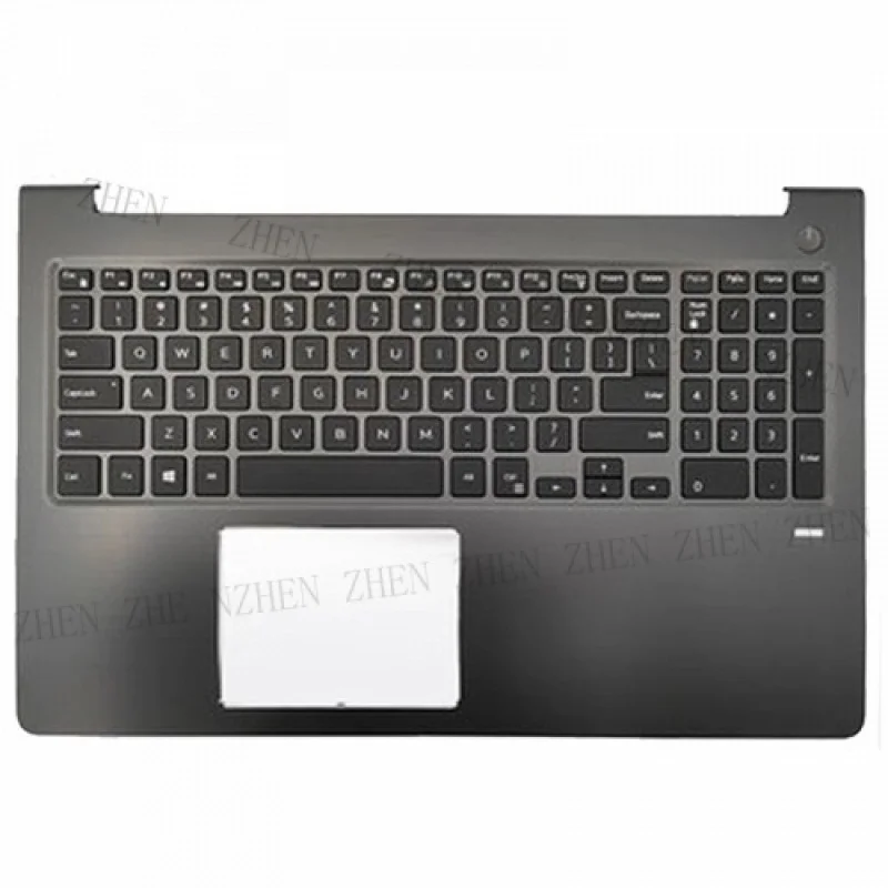 Y For DELL Vostro 15 V5568 Backlit Keyboard Palmrest Upper Case with Fingerprint
