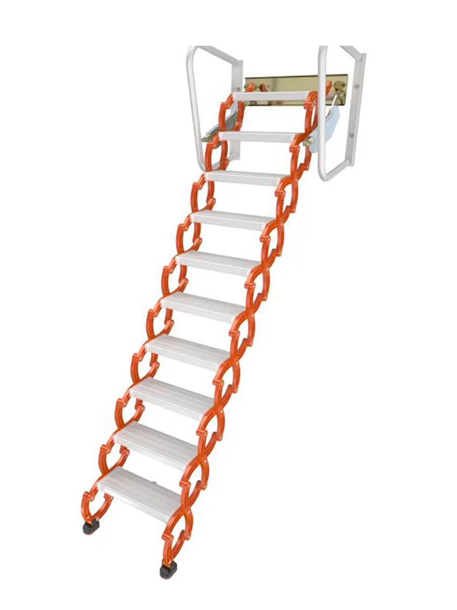 Wall Hanging Attic Retractable Staircase Small Household Foldable and Hoisting Stretch Duplex Indoor Outdoor Ladder