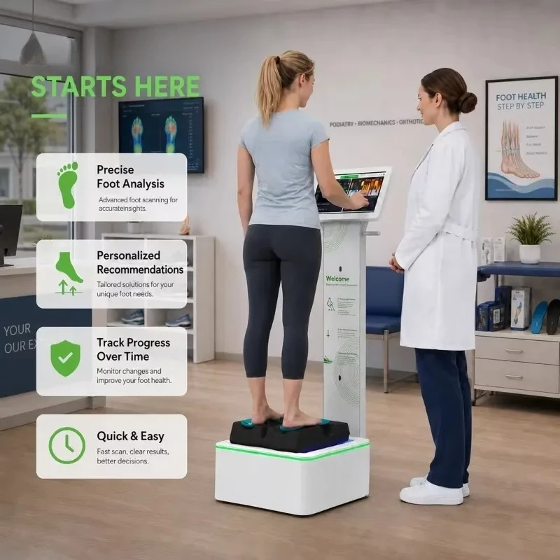 2026Latest Version Gait Analysis Foot Scanner USB Stock Footcare Flat Foot Podiatry Instruments for Foot Ankle Specialist 3D