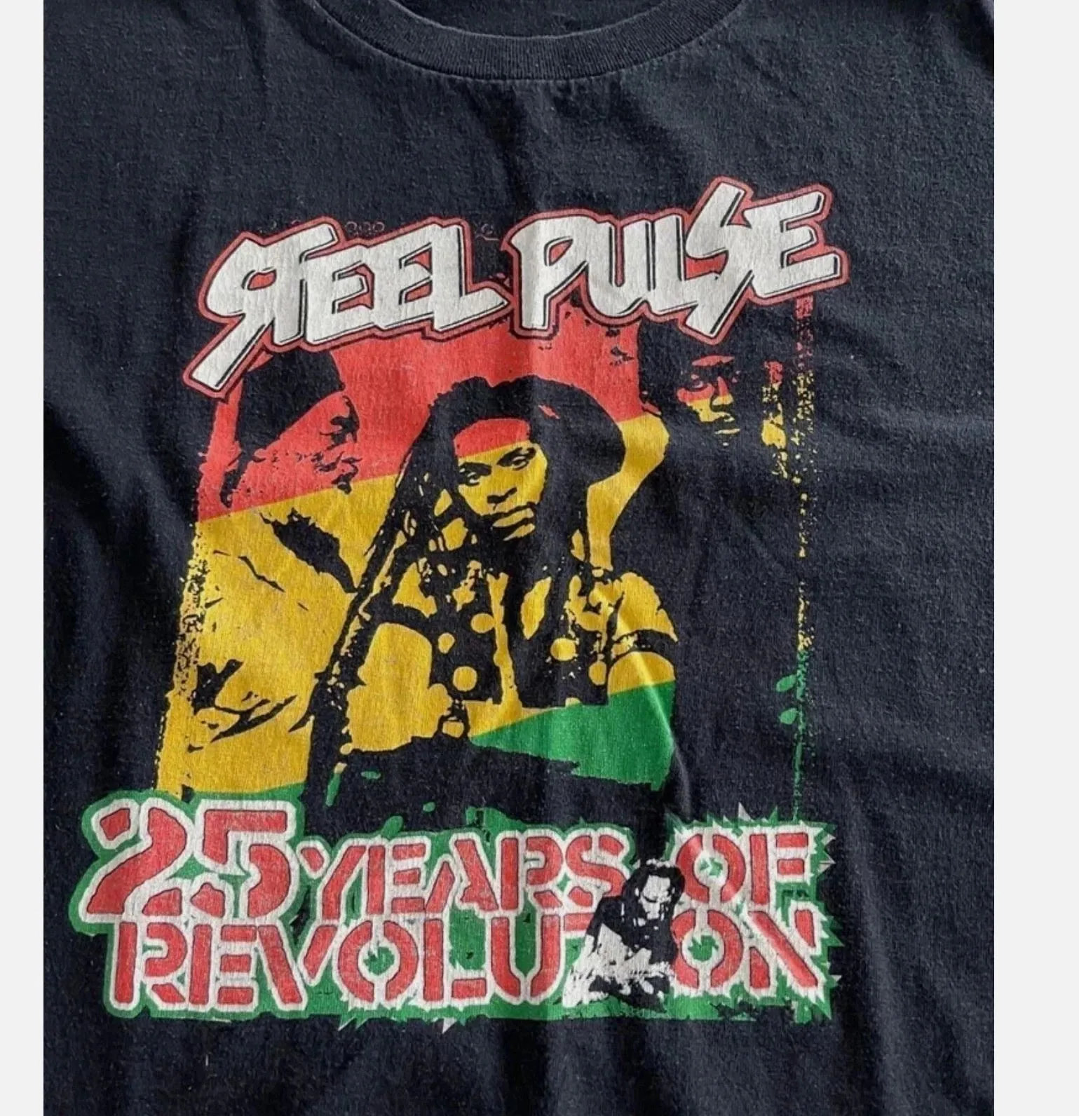 VTG Steel Pulse band Album Cotton Black T Shirt S-5XL EN707