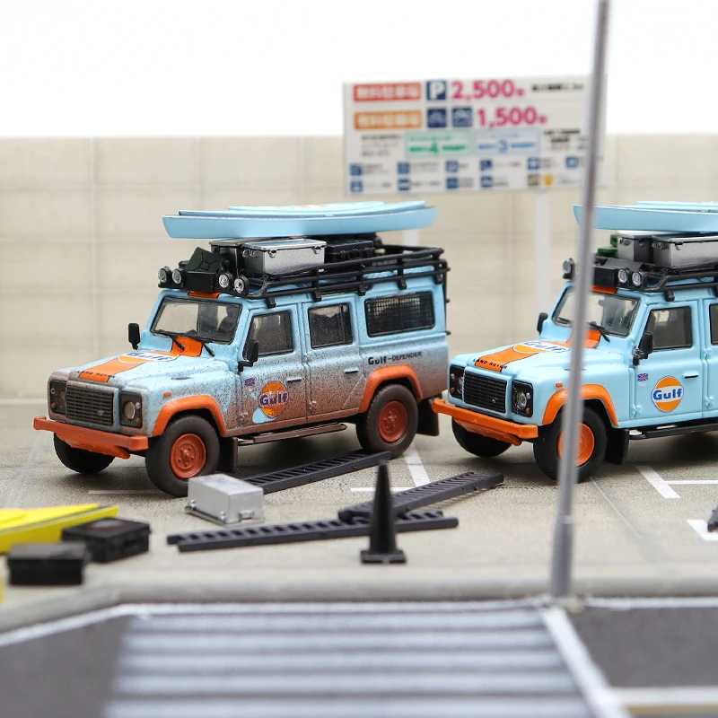 ديكود 1:64 لاند روفر ديفندر 110 4X4 نموذج سيارة محاكاة سبيكة، لعبة هدية مهرجان الأولاد، زخرفة قابلة للجمع للبالغين. #4