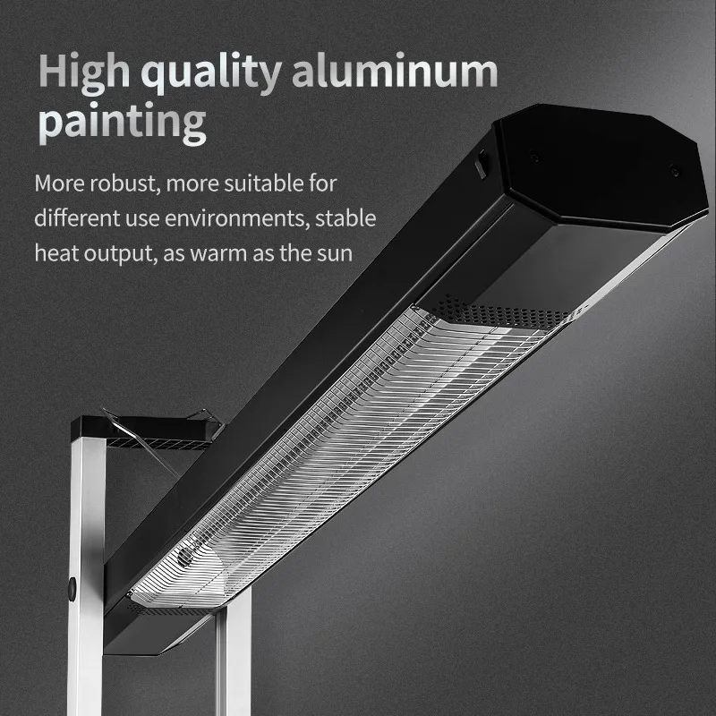 Infrared Heater, 900W Portable Electric Space Heater, Fast Heating for Home Office Bedroom