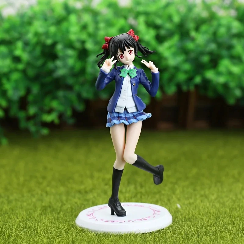 15ซม. Amine LoveLive! โมเดลนักเรียนตุ๊กตาโมเดล Yazawa Nozomi Tojo ของขวัญของเล่น Maki nishikino Honoka