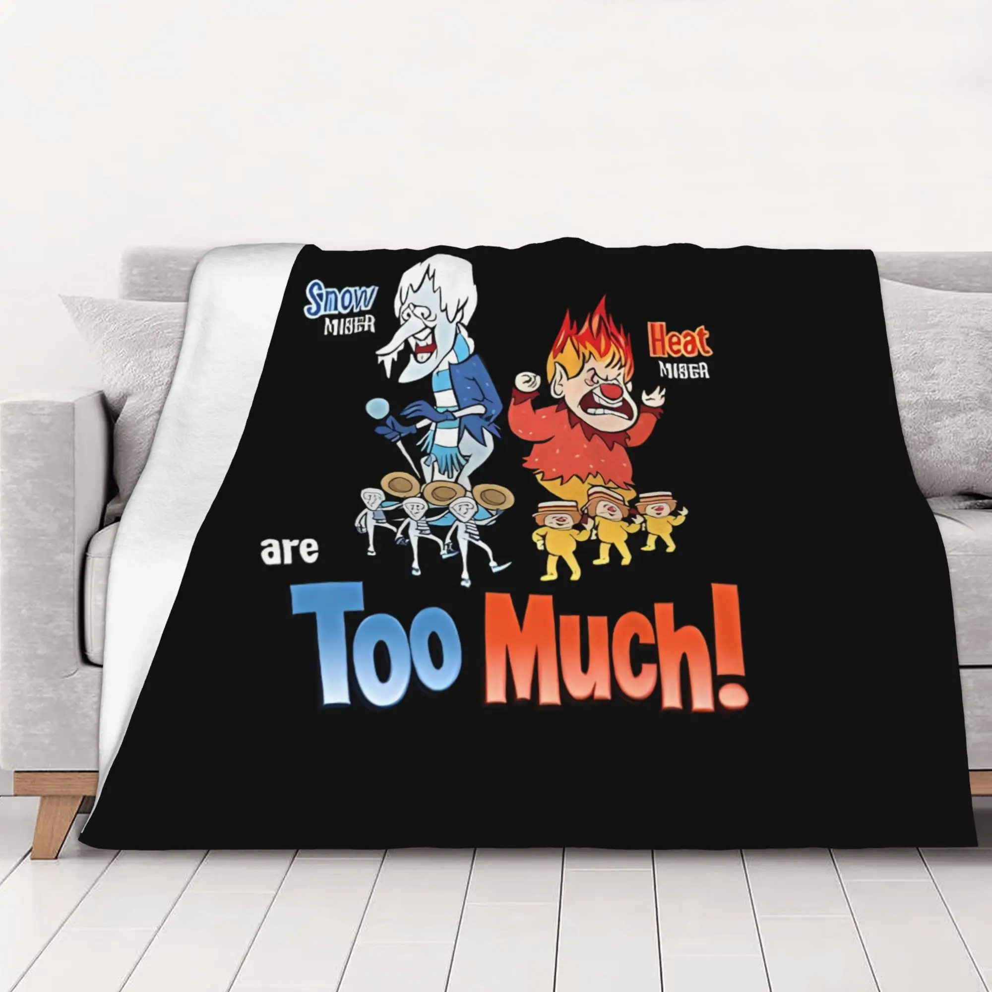 1PC Classic Miser Brothers home room decorations Winter Blankets for Adults Bedding Home Interior Sofa Knee