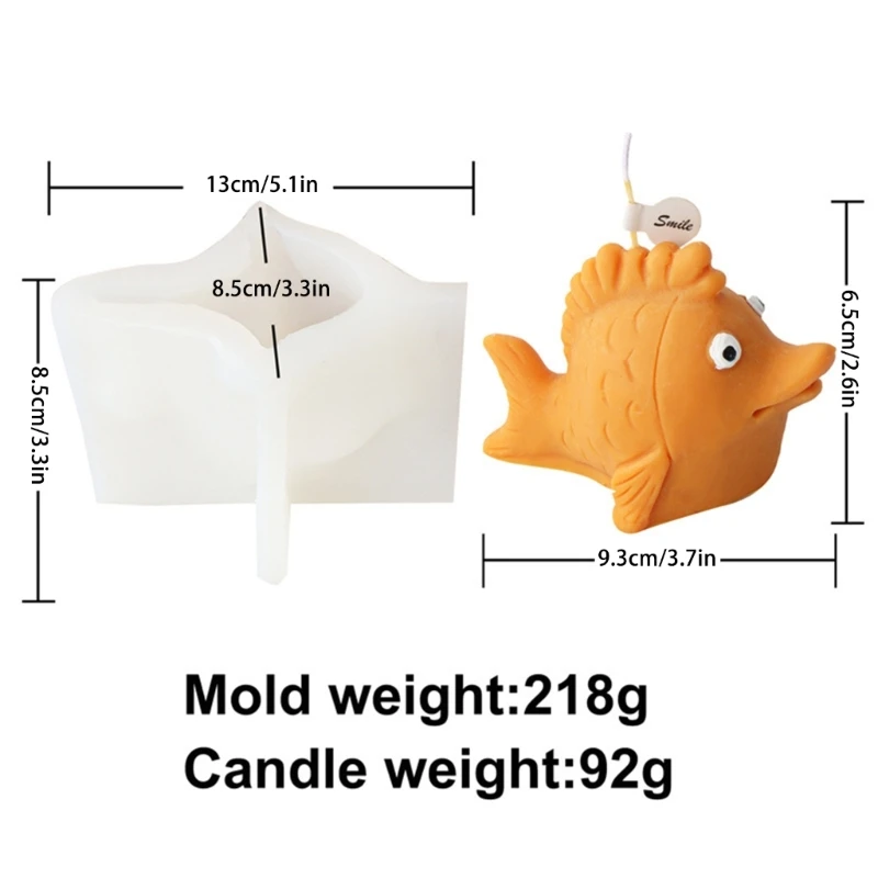 Ocean Animal Scented Mold Elegant Silicone Moulds Home Decor N58F
