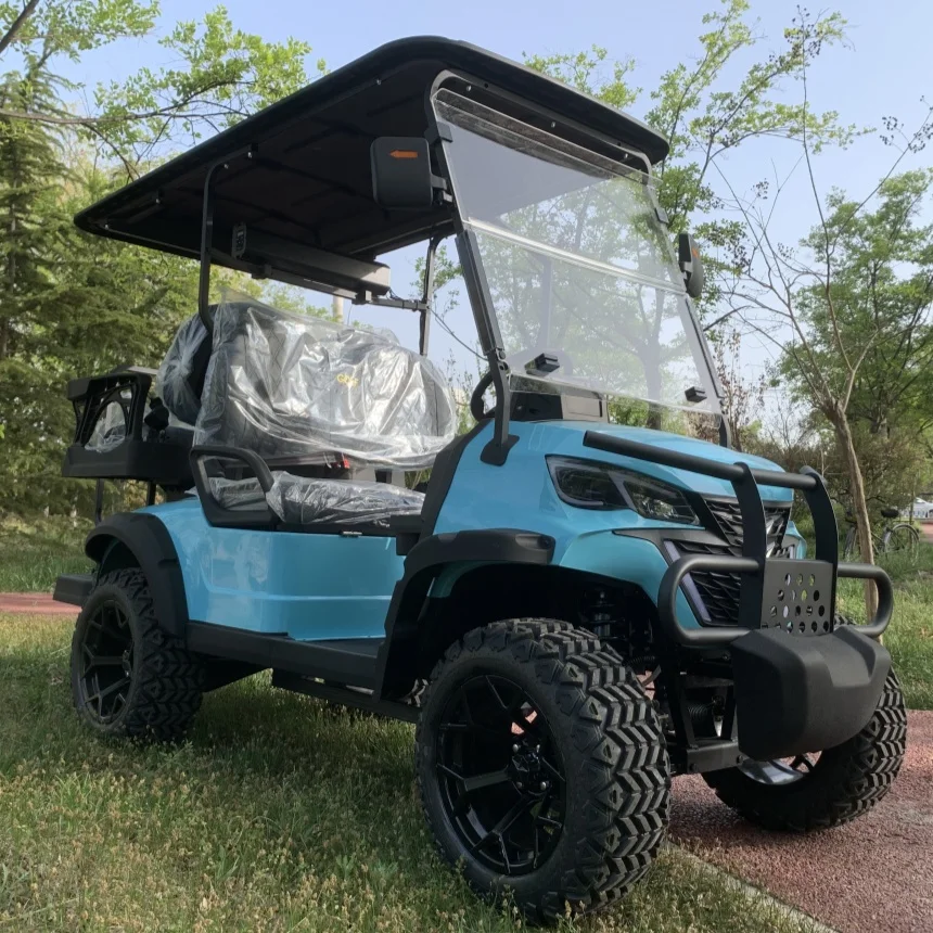 Hot Sale 4 Wheel Adult Electric Sightseeing Car 7000W High Power Motor 72V Lithium Battery Powered Off Road Electric Golf Cart