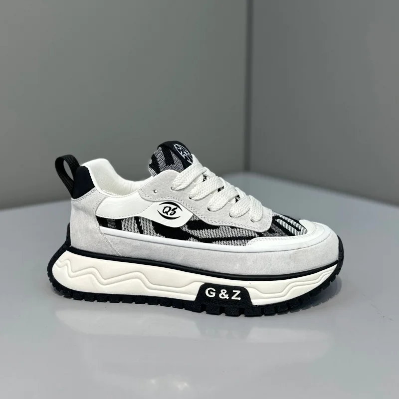 

Men's Thick soled Height Increasing Casual Sneaker Outdoor Running Men's Shoes Fashion Anti slip and Wear resistant Footwear