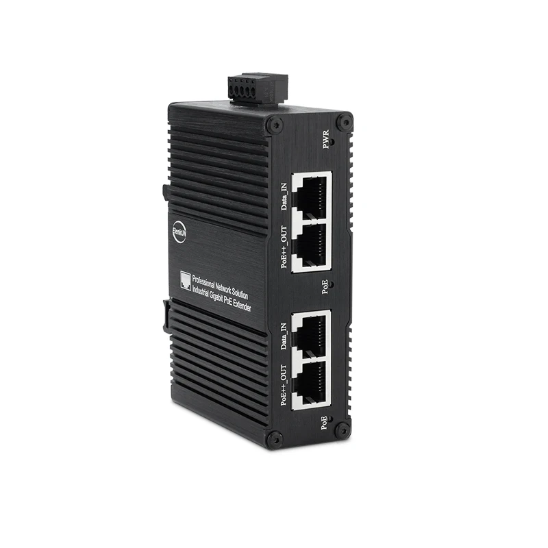 

Industrial Gigabit PoE Injector Hardened PoE Adapter with 12-56V DC Input DIN- Rail /Wall Mount