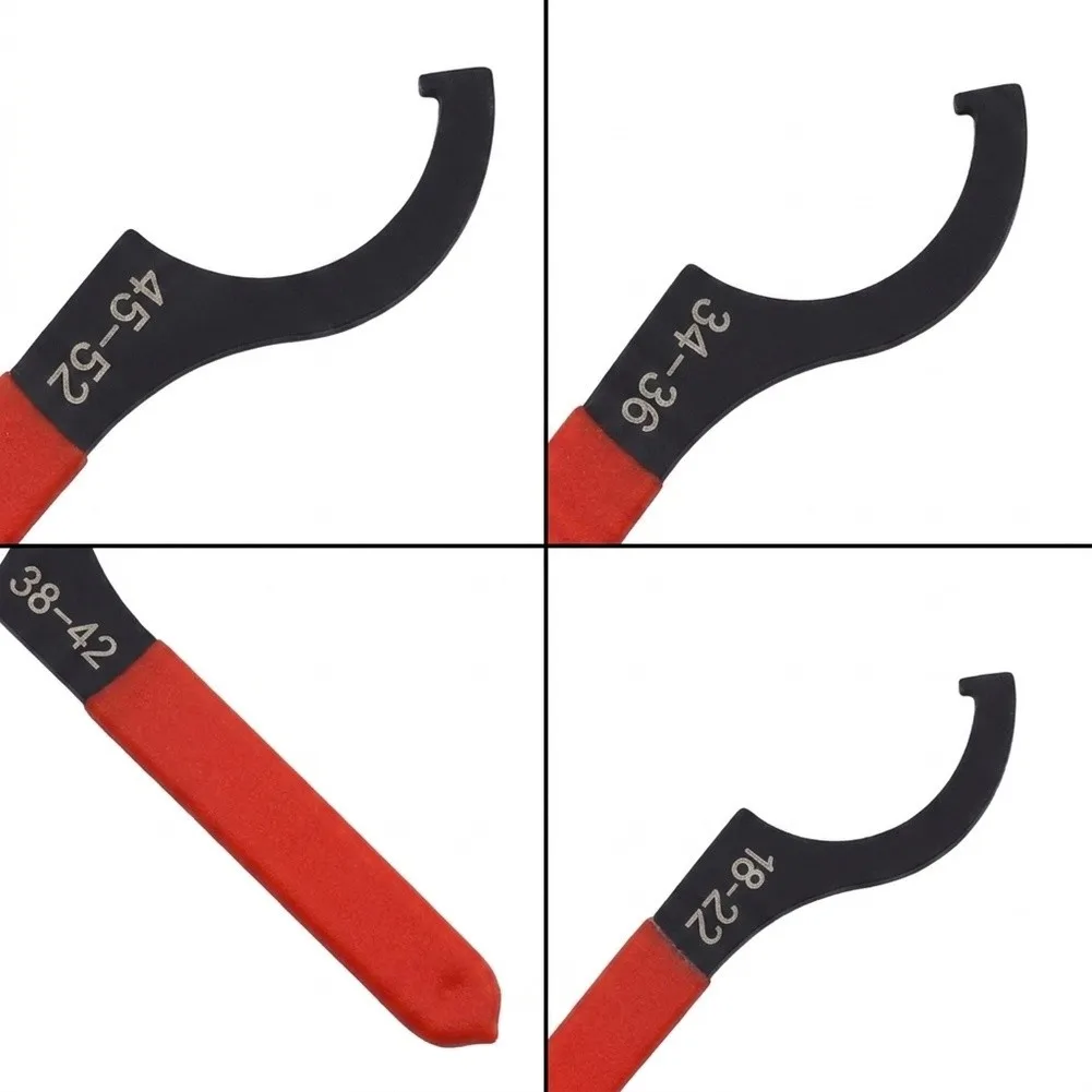 Adjustable Hook Wrench Set 6 Piece and 9 Piece Options High Carbon Steel Heat Treated for Mechanical Fastening Tasks