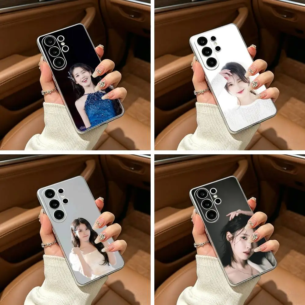 Coque de téléphone transparente Star-L-Lee Ji-eun, représentante nationale, pour Samsung S25, S24, S21, S22, S23, S30, Ultra, S20, Plus, Lite