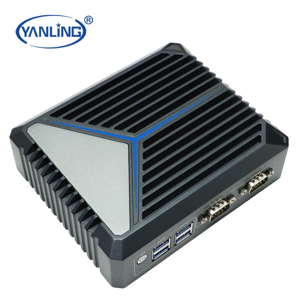 New Design Premium Support SATA PCIE NVME Fanless Computer 2HD MI 4K Display Port Mini Pc