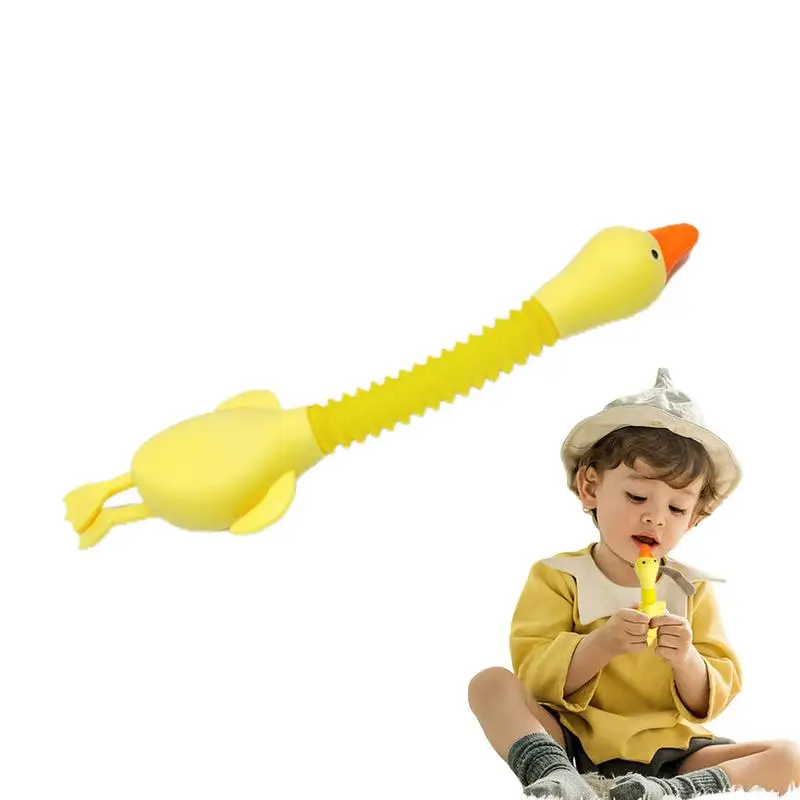 

Telescopic Pop Tube Toys Duck Squeeze Sensory Fidget Toys Portable Duck Squeeze Ball Sensory Fidget Toys Birthday Gift For Kids