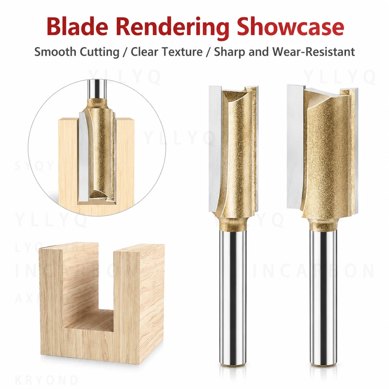 1/4 1/2 Inch Shank Straight Ro - Carbide End Mill recension och pris