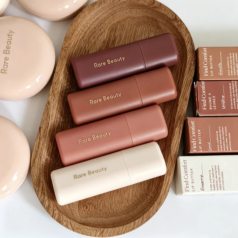 Rare Beauty Butter Lip Balm Cheek Blush Cream Blusher Stick Bliss Encourage Lipstick Happy Hope Worth Love Lip Gloss Cosmetics