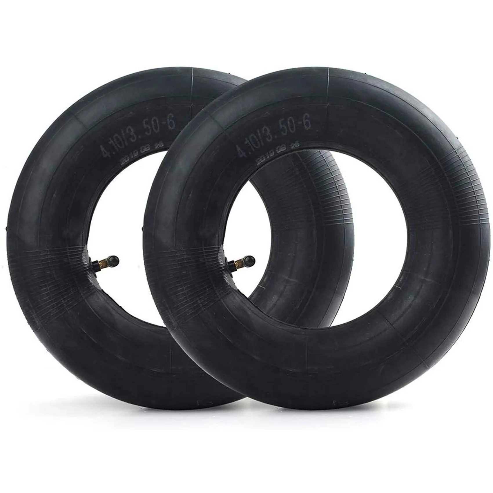 A36T-4X 4.10/3.50-6 Or 4.00-6 Replacement Inner Tube For Wheelbarrows Snow Blowers, Wagons, Carts, Hand Trucks, Lawn Mowers