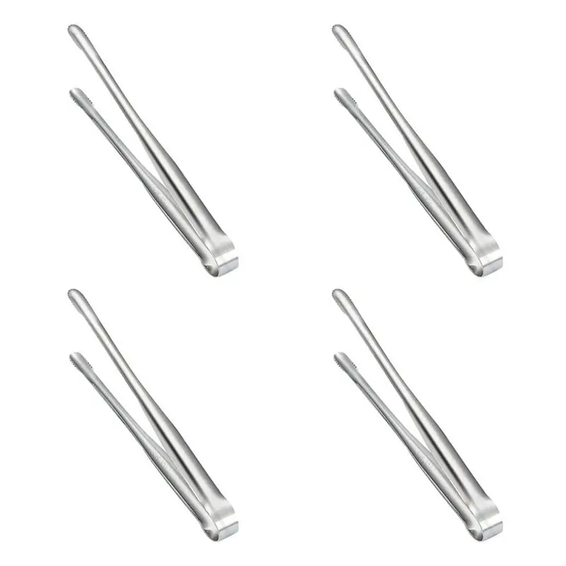A98E-304 Stainless Steel Food Clip Kitchen Supplies Food Barbecue Clip Steak Clip Household Extended Barbecue Clip