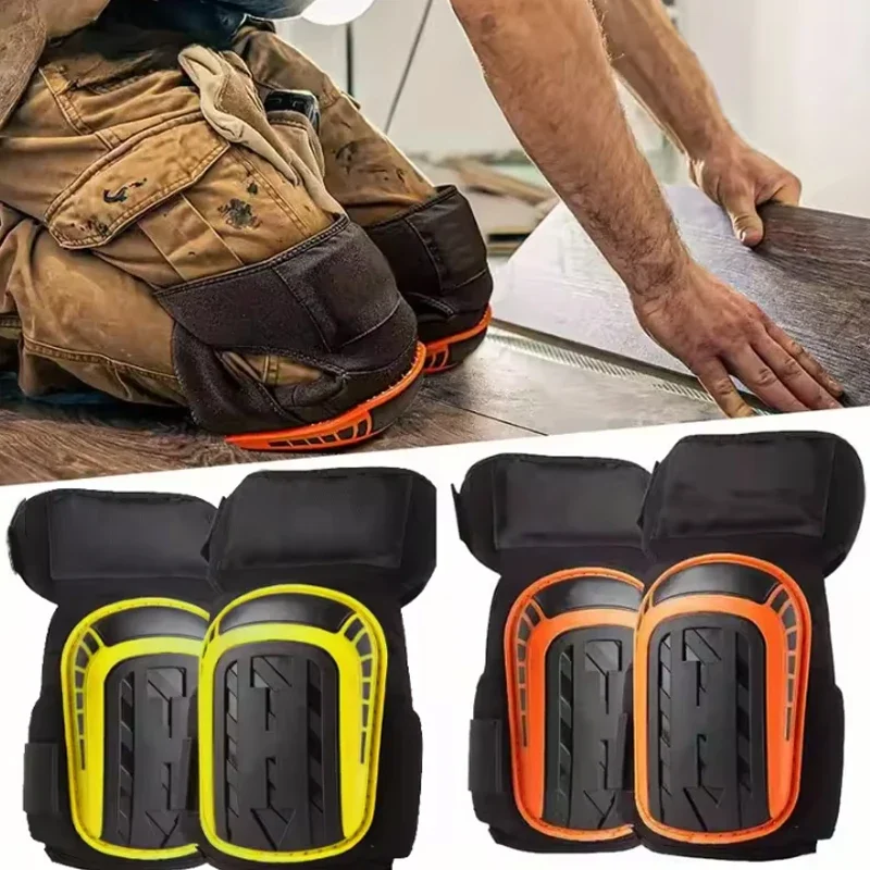 

Adjustable knee pads. Professional knee joints feature high-strength EVA foam filler with a comfortable gel pad
