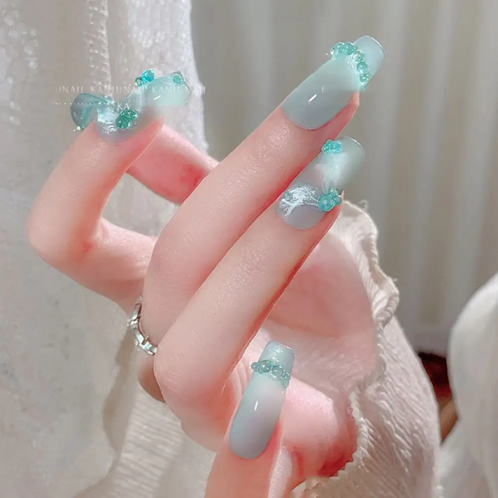 Manicure Accessories Mermaid Bead Jewelry Making Crystal Nail Charms 3D Nail Art Decoration Bubble Bead Nail Art Rhinestones