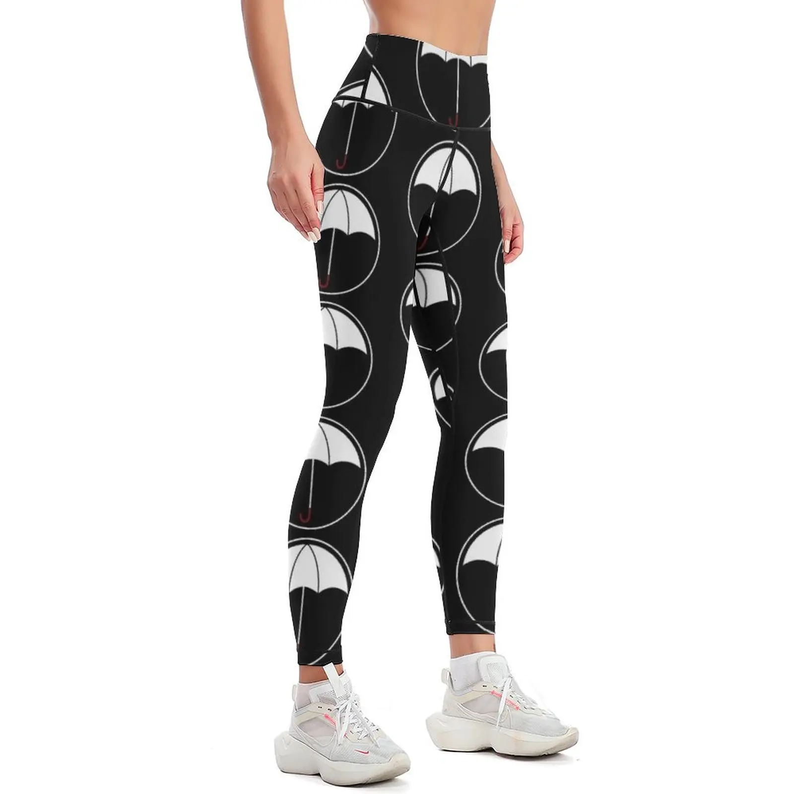 The Umbrella Academy - The Umbrella (White Variant) Leggings legging pants raises butt sports for for fitness Womens Leggings