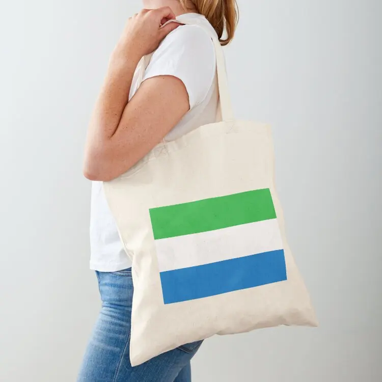 

Flag of Sierra Leone Tote Bag Shopper handbag shopper bag women tote bag screen hand ladies