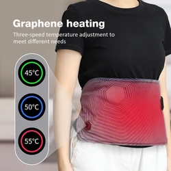 Heating Uterus Warming Belt Intelligent Multifunctional Waist Belt USB Charging Constant Temperature Graphene Hot Compress Pad