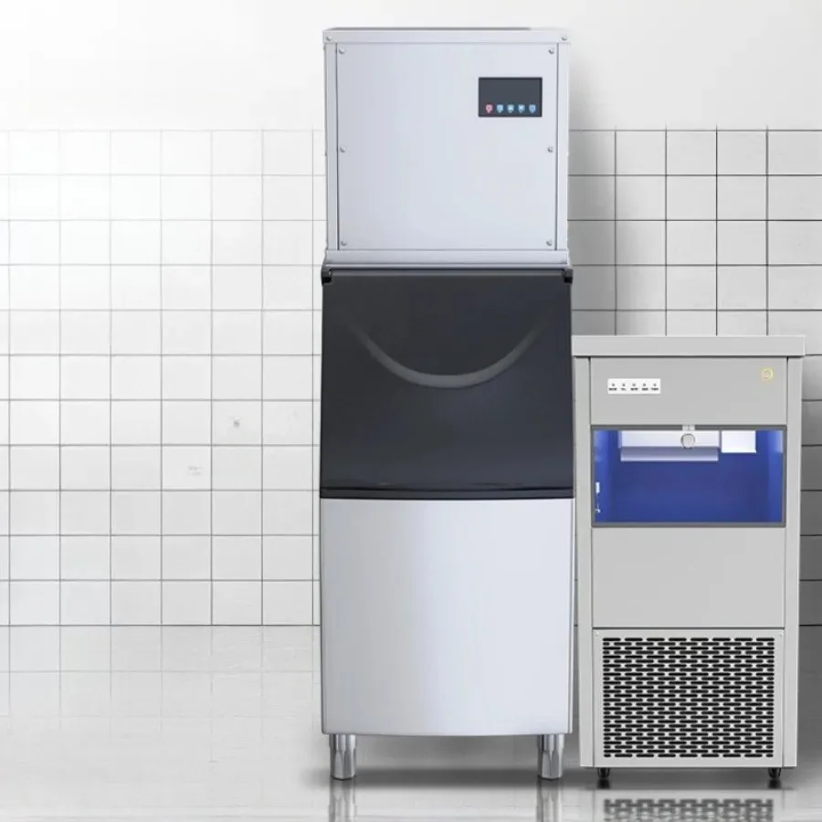 Fully Automatic Ice Maker Large-scale Split-type Hot Pot Ice Maker Sashimi Commercial Furniture Macchina Del Ghiaccio ZYZBJ60