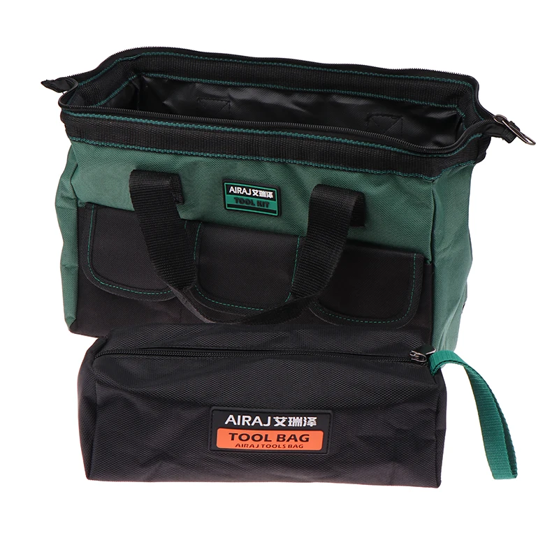 1Set Electrician Woodworking Portable Tool Bag Multifunctional Storage Electrician Wear Resistant Thickened Canvas Tool Bag▪