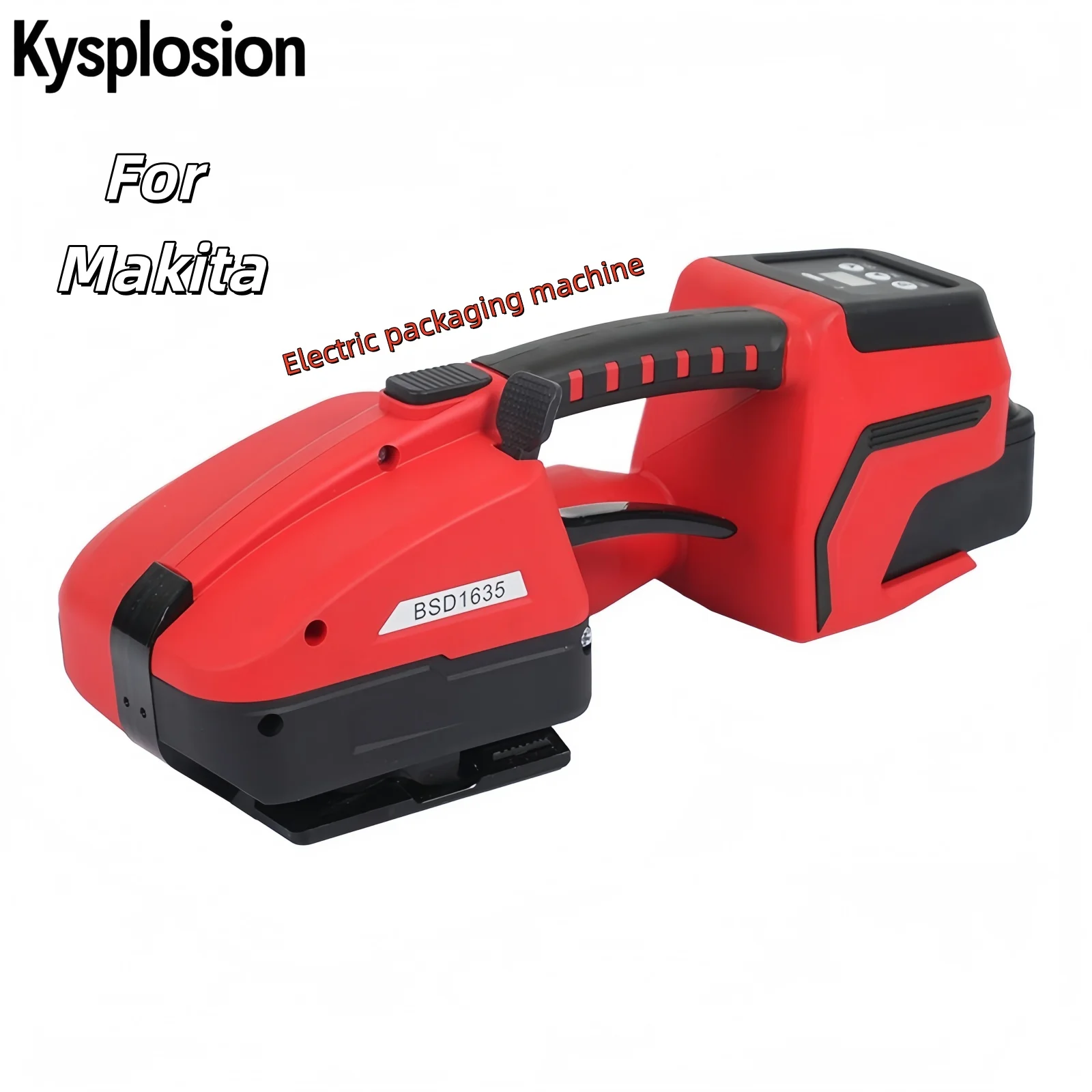 

KYS 150mm/s Tightening Speed Electric Strapping Tool PET/PP Plastic Strapping Packaging Tools for Makita 18V battery