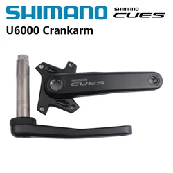 Shimano CUES 2-PIECE CRANKSET FC-U6000 Bike Crank 96BCD 170mm 1x9s/10s/11s Crankarm For MTB Mountain Bike Original Shimano