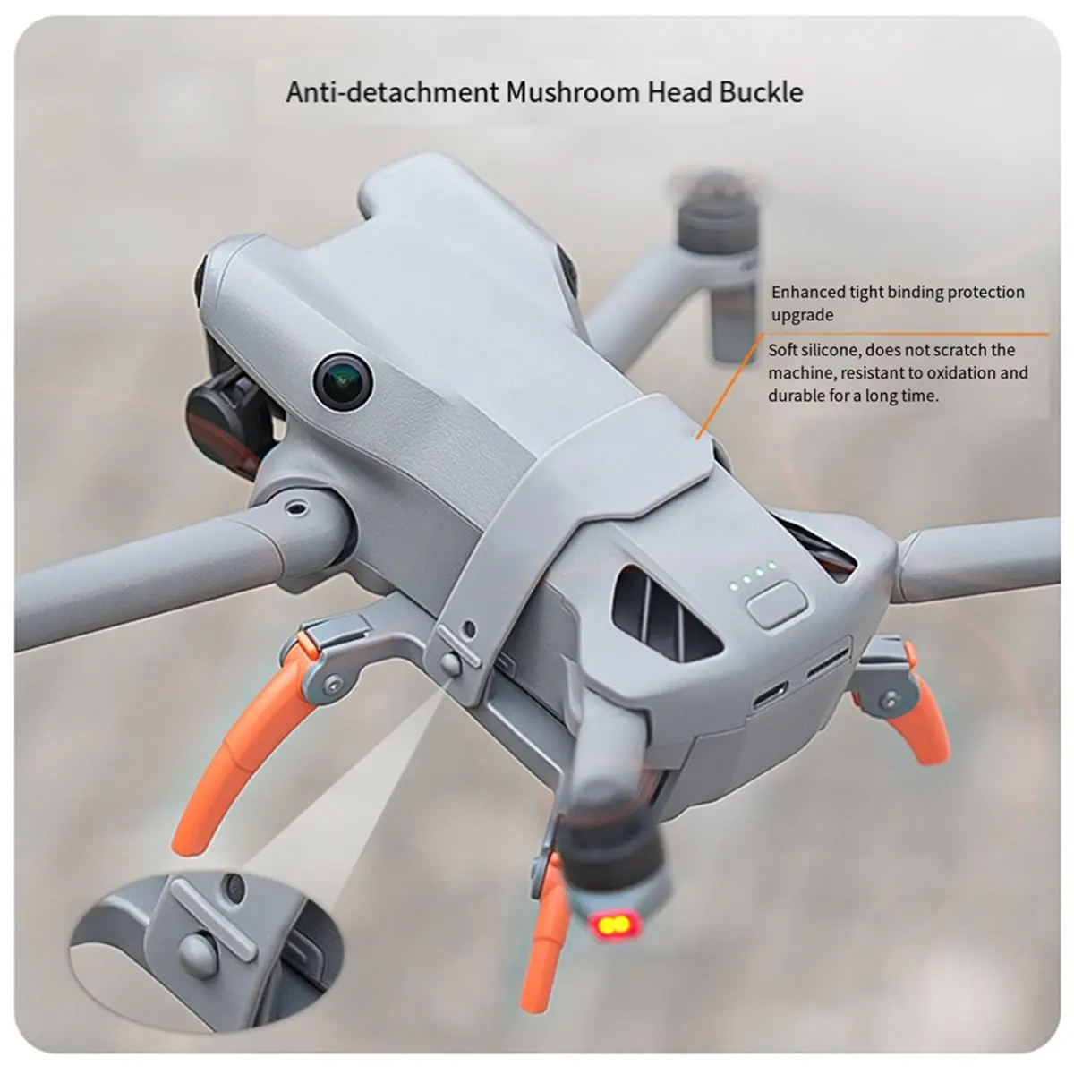 Dynamic Landing Gear for DJI Mini 5 Pro Drone Foldable Lightweight Height Extended Leg Protector B