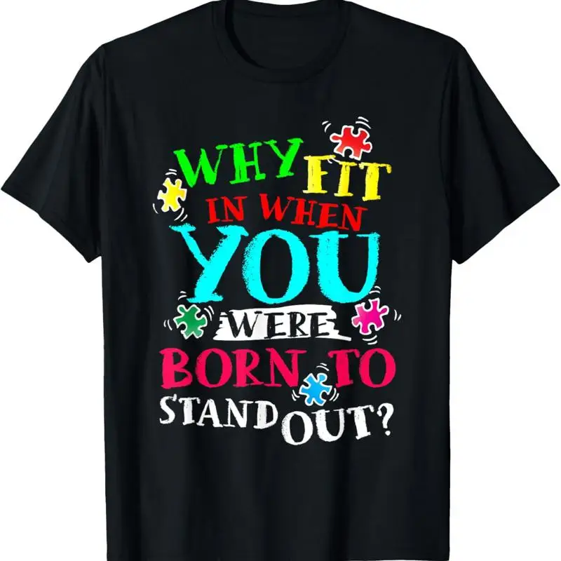 

Футболка «Почему сохраните, когда ты родился, чтобы стоять месяц осведомленности»