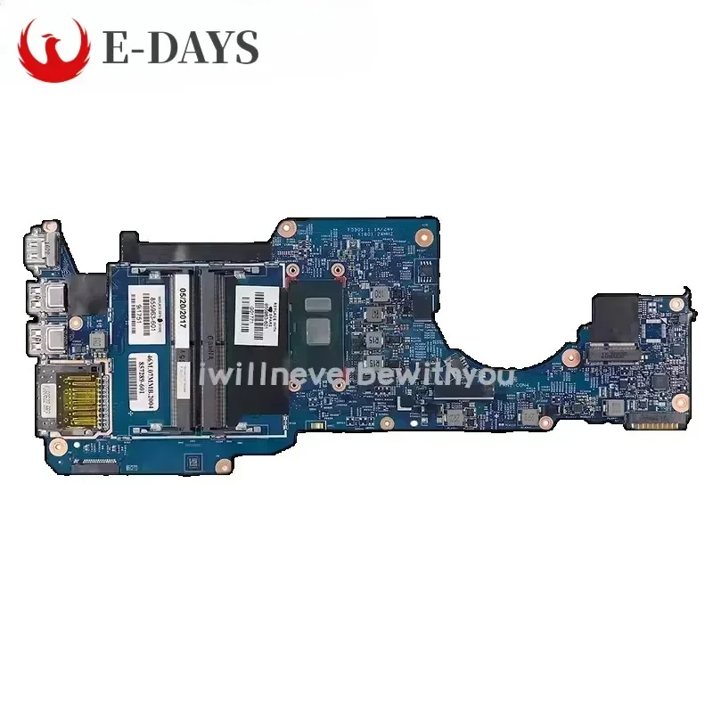 For HP Pavilion X360 13-U M3-U Laptop Motherboard 15256-1 903237-601 Notebook Mainboard with I5-7200U CPU DDR4 Tested Ok