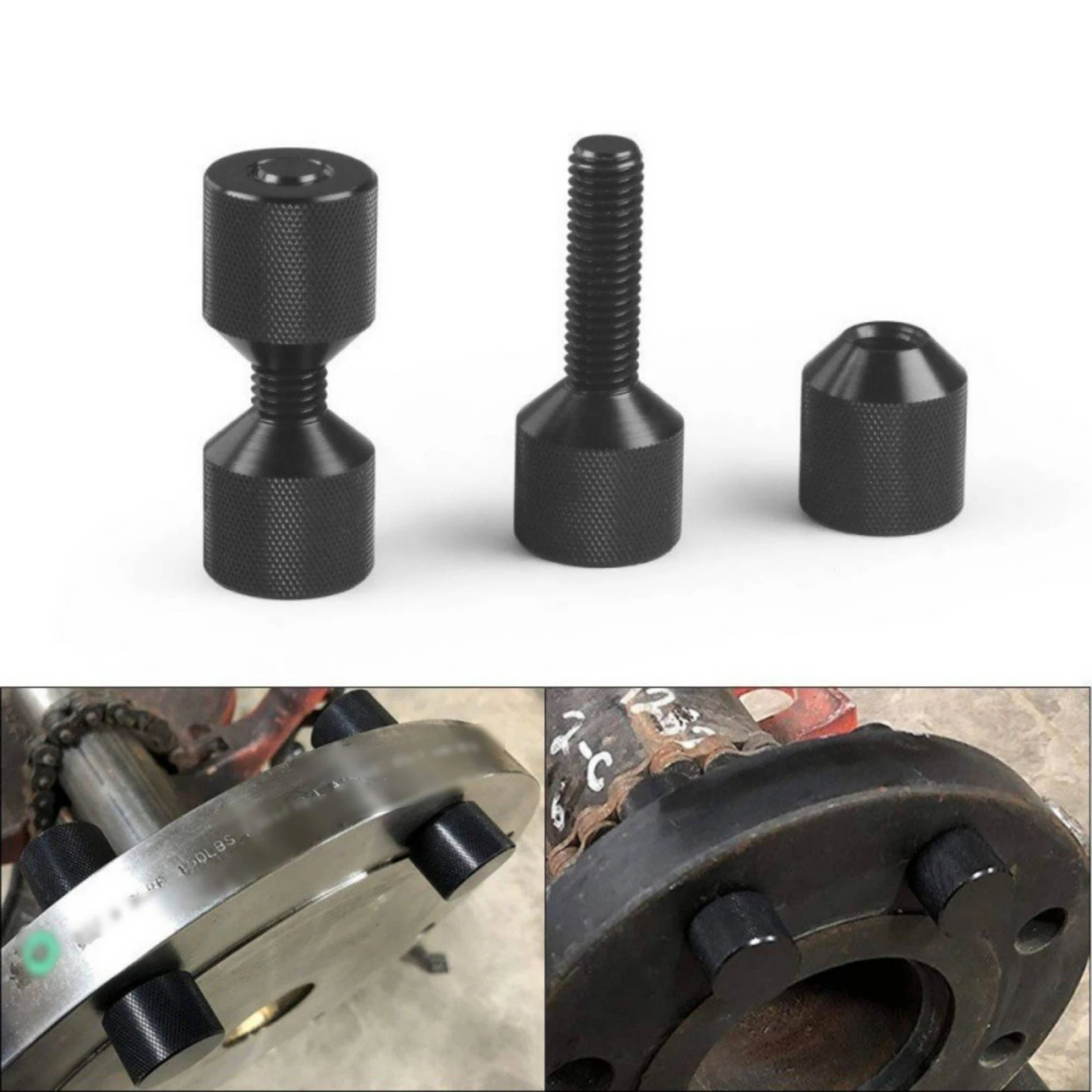 4 Pieces Flange Alignment Pin Industrial Flange Pin Heavy-Duty Long-Lasting for Pipefitters