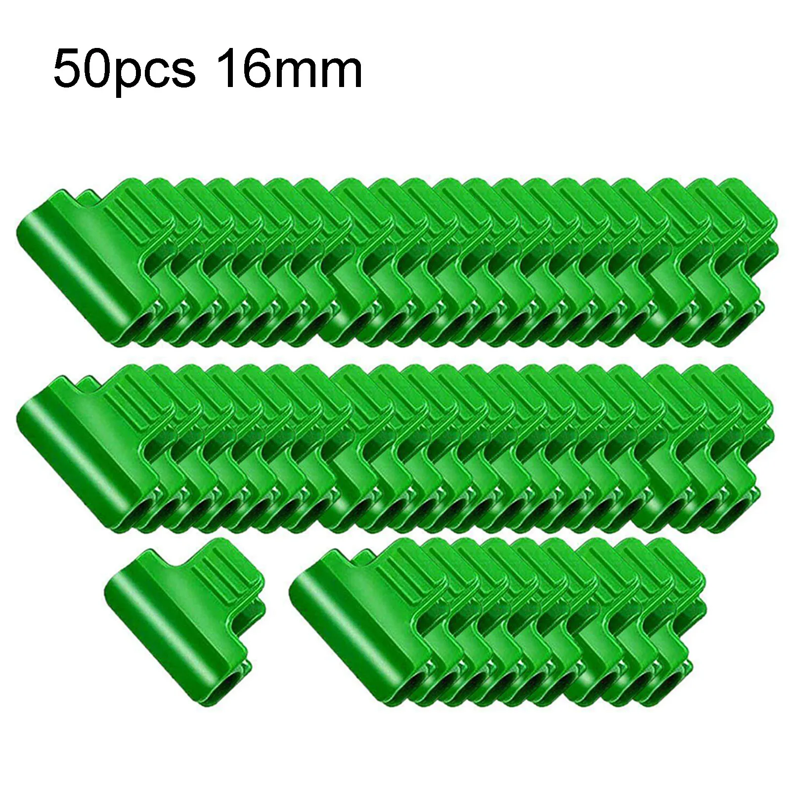 Greenhouse Row Cover Fasteners Compatible with For 11/16mm Tunnel Hoop Rods for Attaching Horticultural Netting and Film Layers