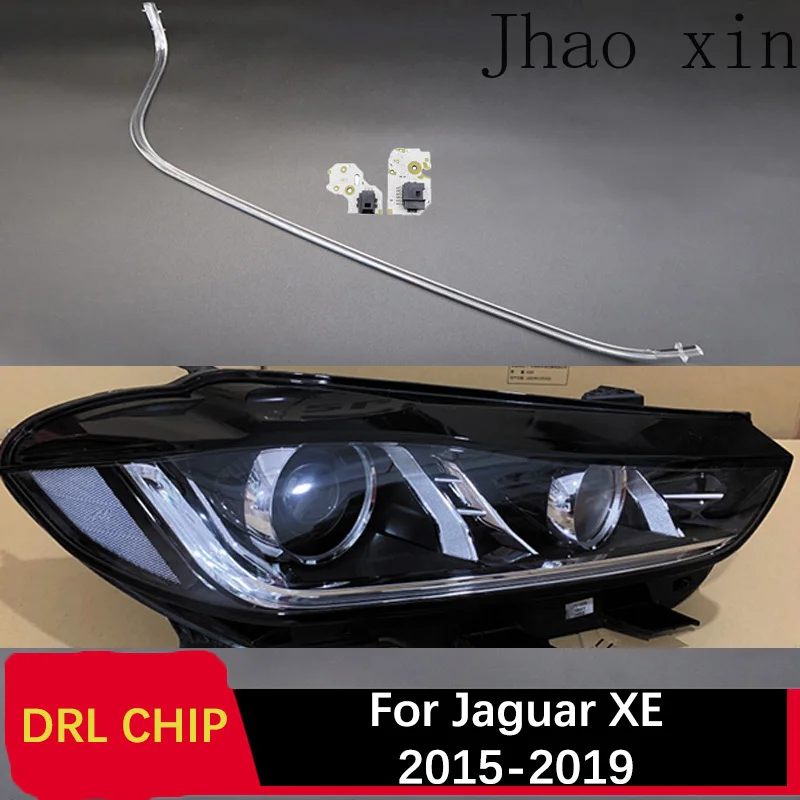 ランプチューブ回路基板ホワイトライトエンジェルアイジャガー-xe-バラストモジュール-2015-2019-車のヘッドライト-drl-チップライトガイドストリップ
