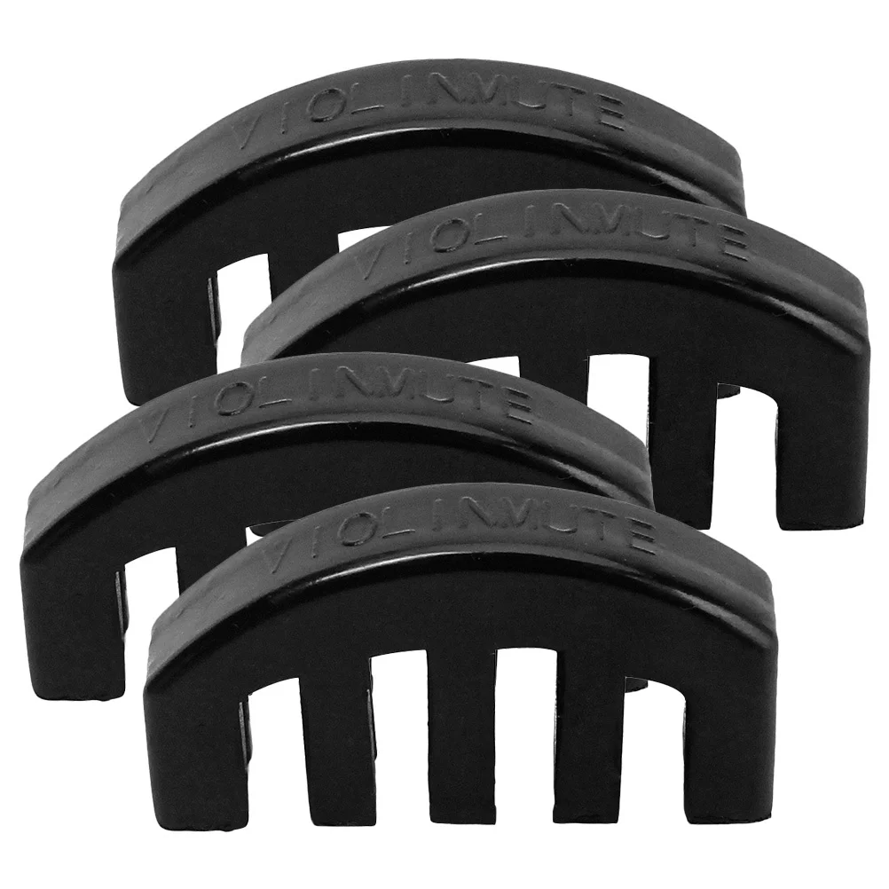 

4pcs Practice For Beginners Premium Violin Mute For Violin Instrument Accessories Parts Rubber Practice Mute Sordine