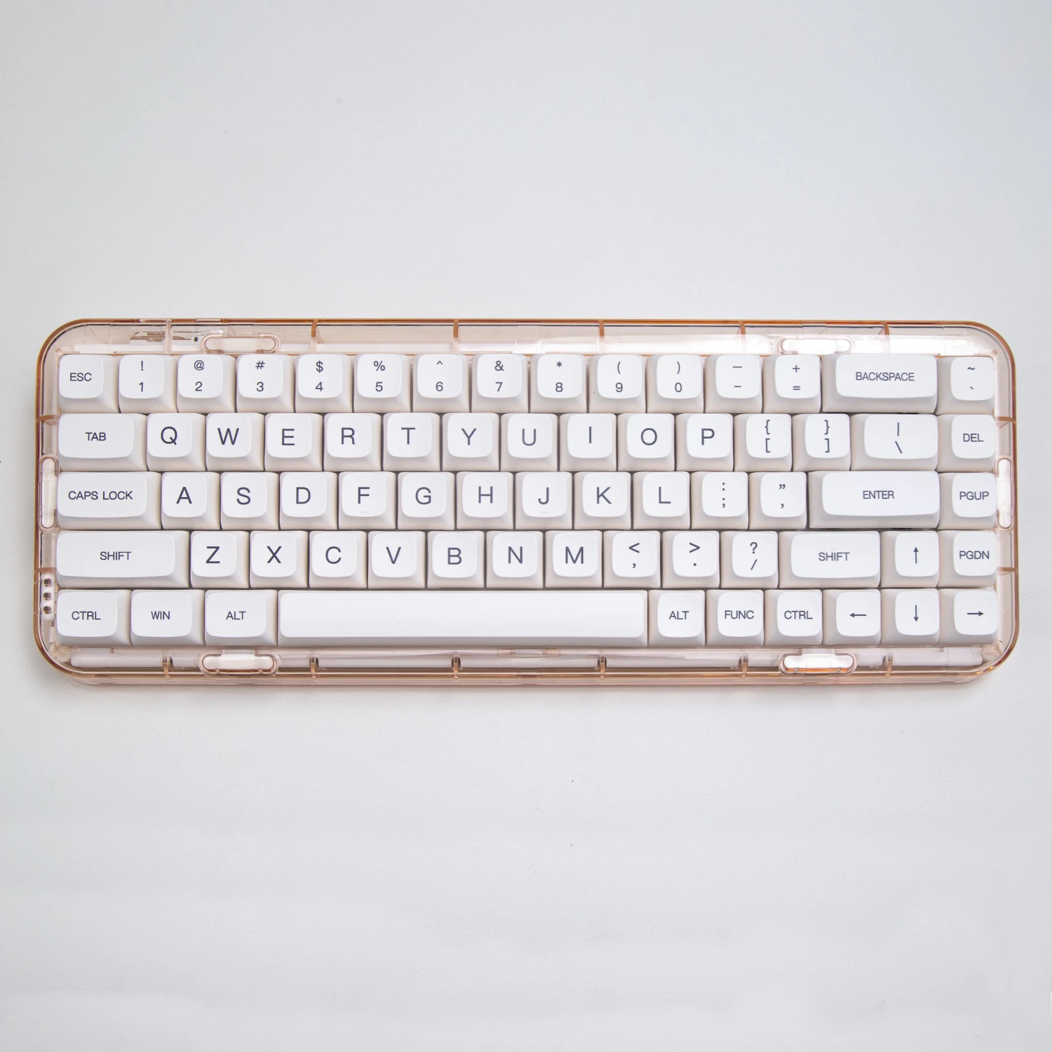 1 Set Minimalist White Japanese Keycaps 120 Key XDA profile PBT Keycap DYE-SUB For MX Switches Mechanical Keyboard IK75 Poker