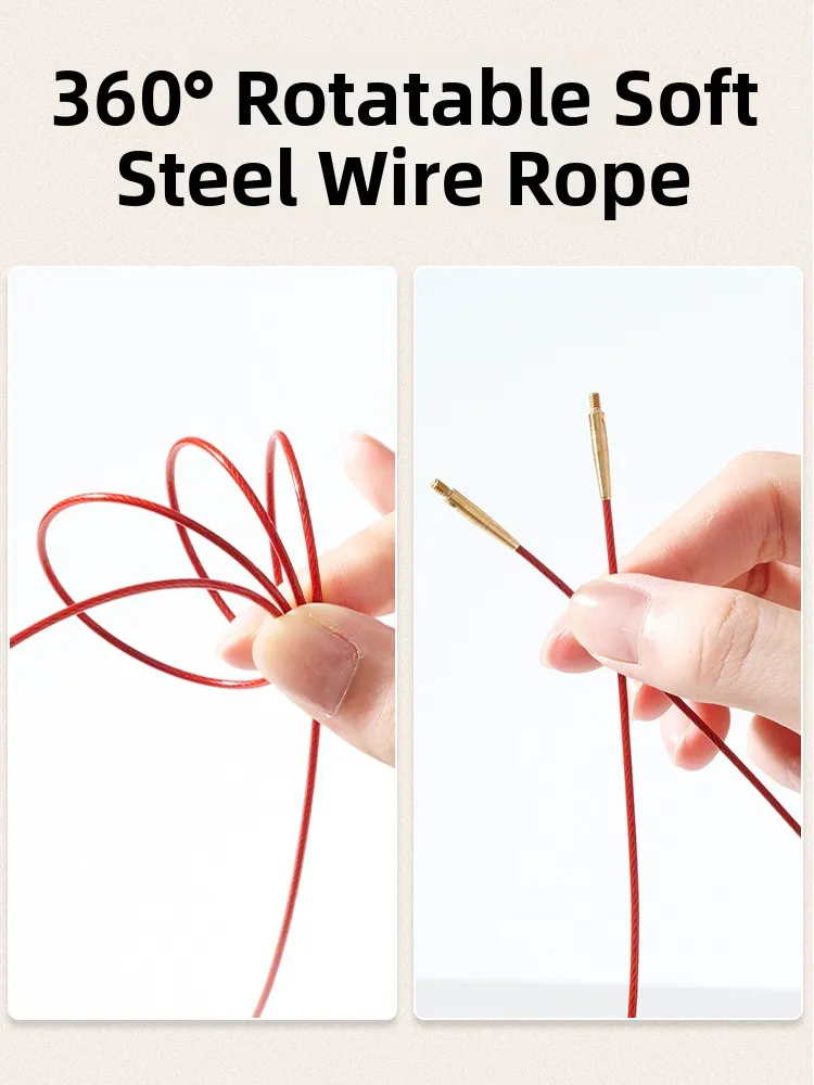 

Detachable Copper Ring aped Needle Rope Accories for Handmade DIY Wool Yarn Weaving Tools Home Fabric Sewing Materials