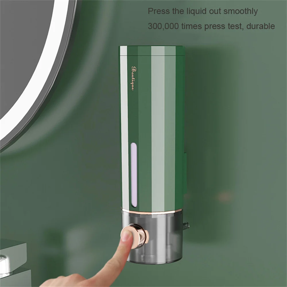 450ml Manual Wall Mounted Liquid Soap Dispenser Washing Hand Sanitizer Container Family Hotel Shower Gel Bathroom Accessories