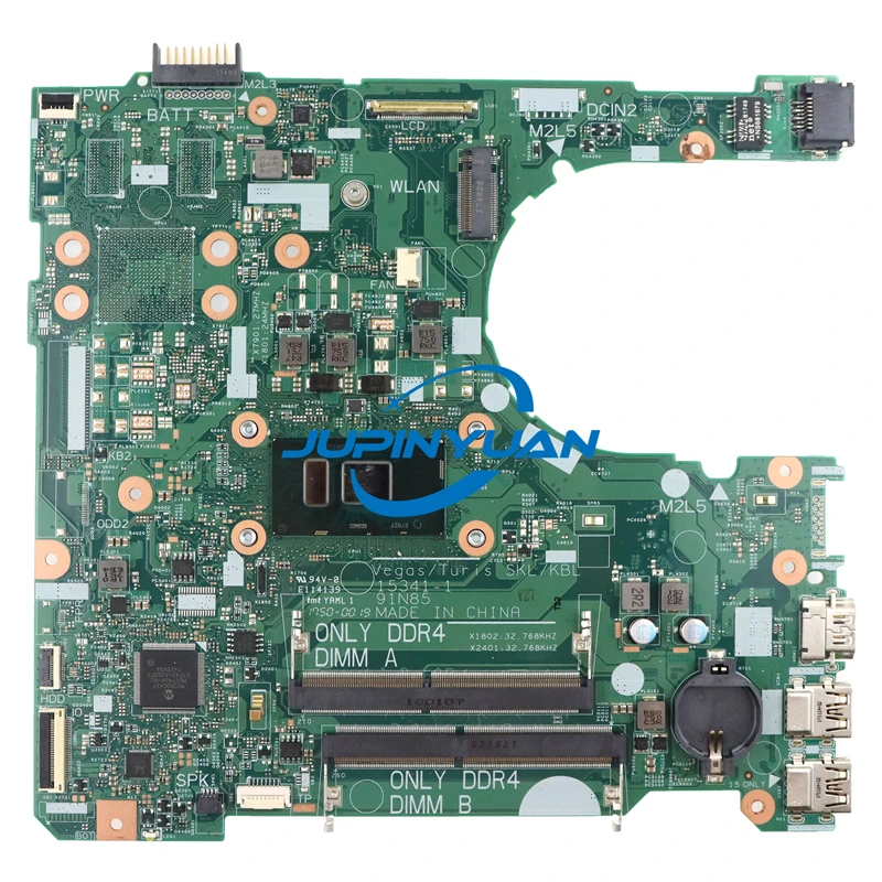 

CN-0DKK57 DKK57 CN-0D71DF D71DF For Dell Inspiron 3467 3567 Laptop Motherboard 15341-1 91N85 With I5-7200U DDR4 100%Test Working