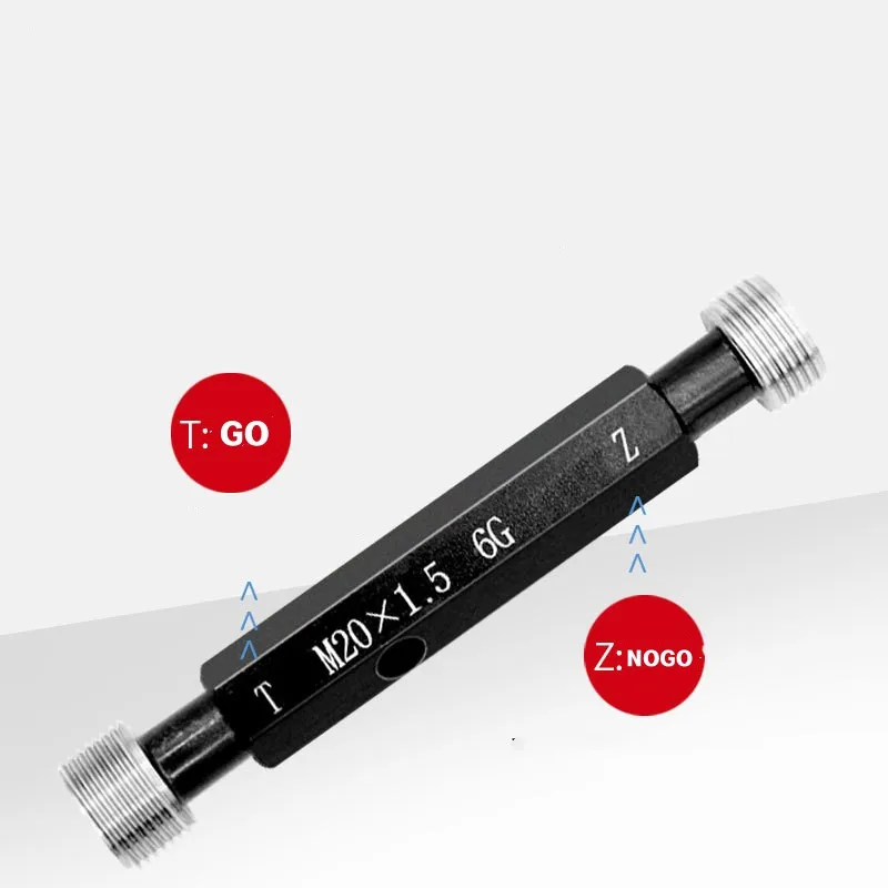 Imagem -03 - Métrica Fine Thread Plug Gauge M14-m24 Aço Alta Qualidade Atacado 6g Gage 1pc