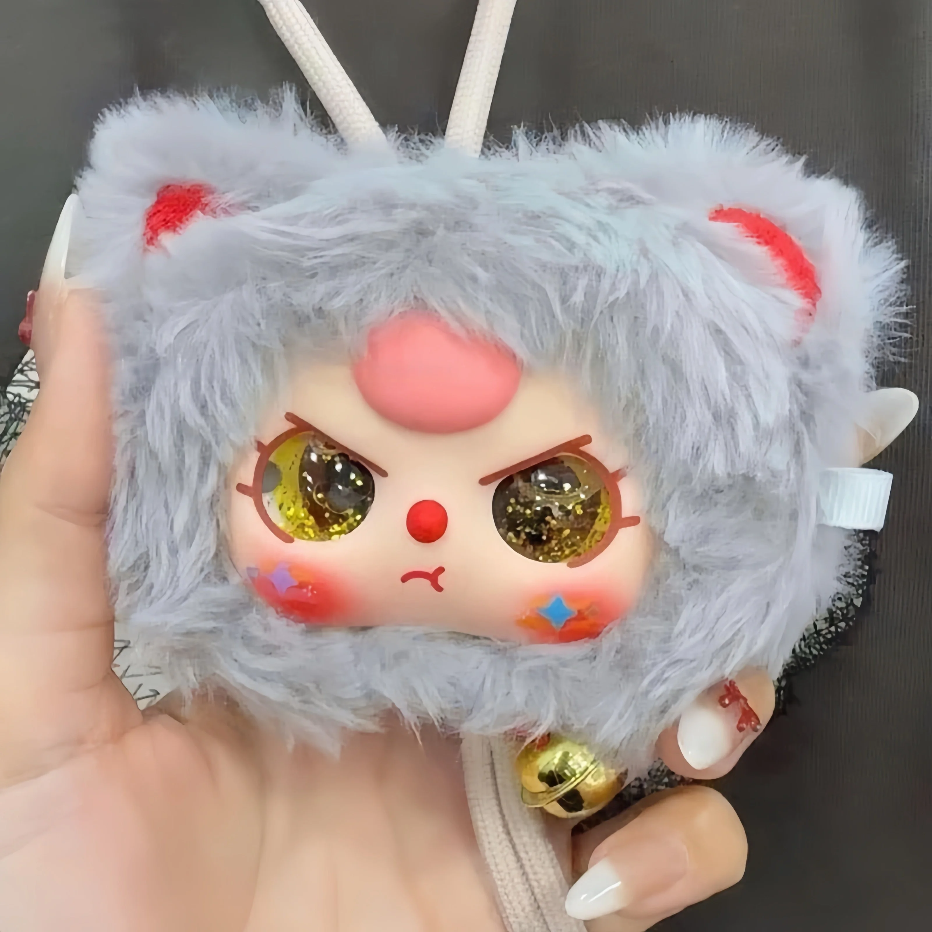 

New Genuine Baby Three Baby Three Phone Lanyard Series Blind Box Soft Vinyl Cute Doll Figure Mystery Box Collection Kids Gift