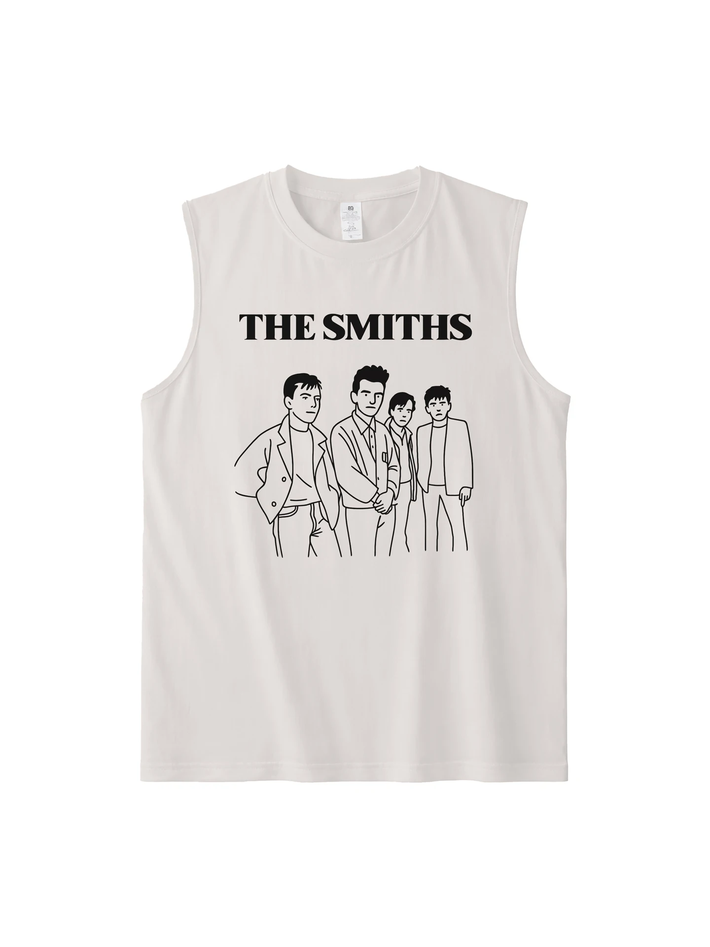 Smiths Band American Casual Portrait Pure Cotton Rock Style Sleeveless Tank Top Youth Summer Fashion Printed Sweat Absorbent