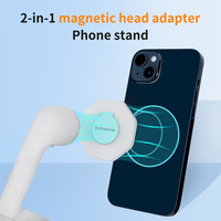 Suitable for DJI OM 4/4SE/5 2-in-1 magnetic pan tilt adapter phone holder Osmo mobile SE/6/7P/7 magnetic adapter holder