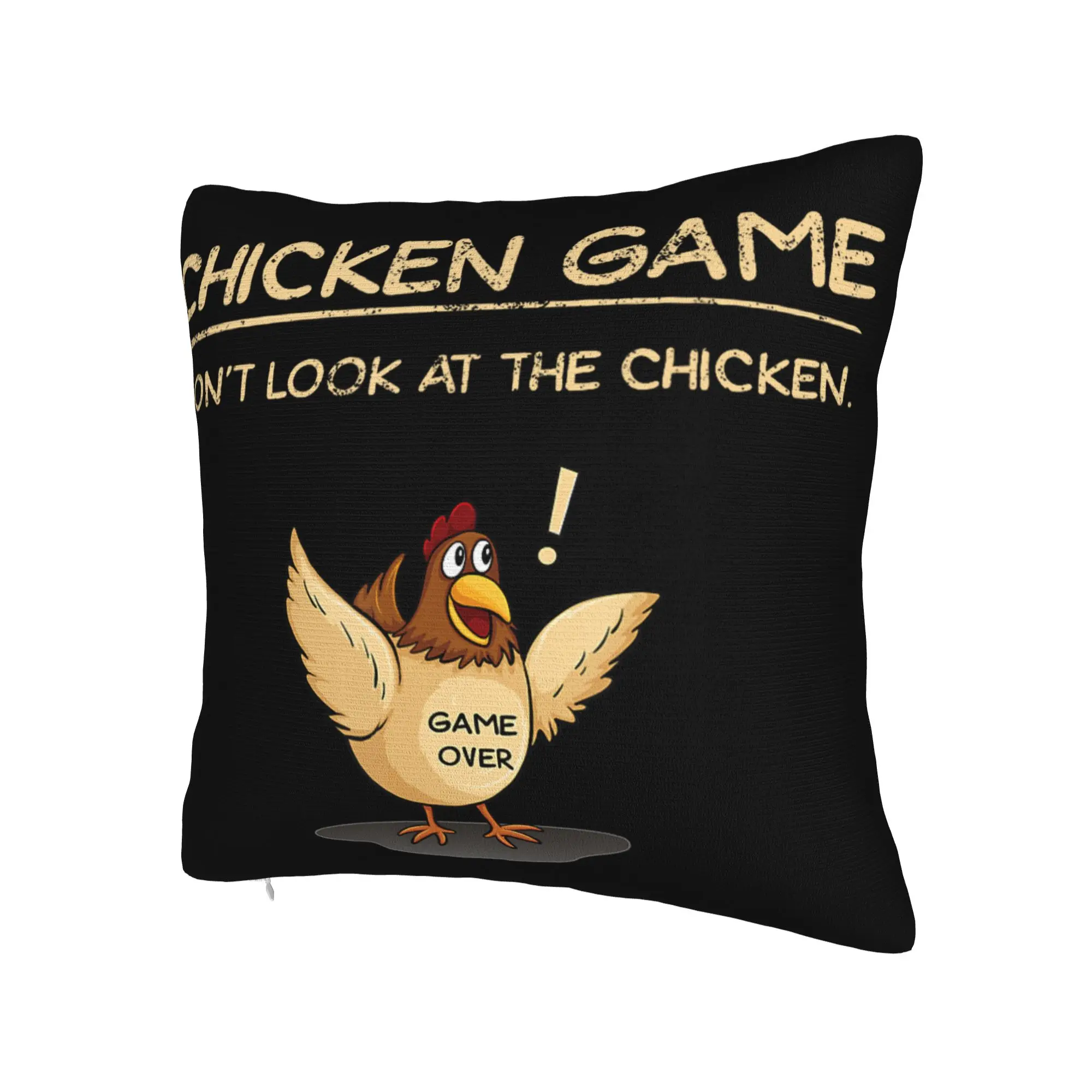 Chicken Game Dont Look At The Chicken Pillow Covers Merch Printed Cushion Cover Decorative  Pillow Case Cover Home Multi-Size