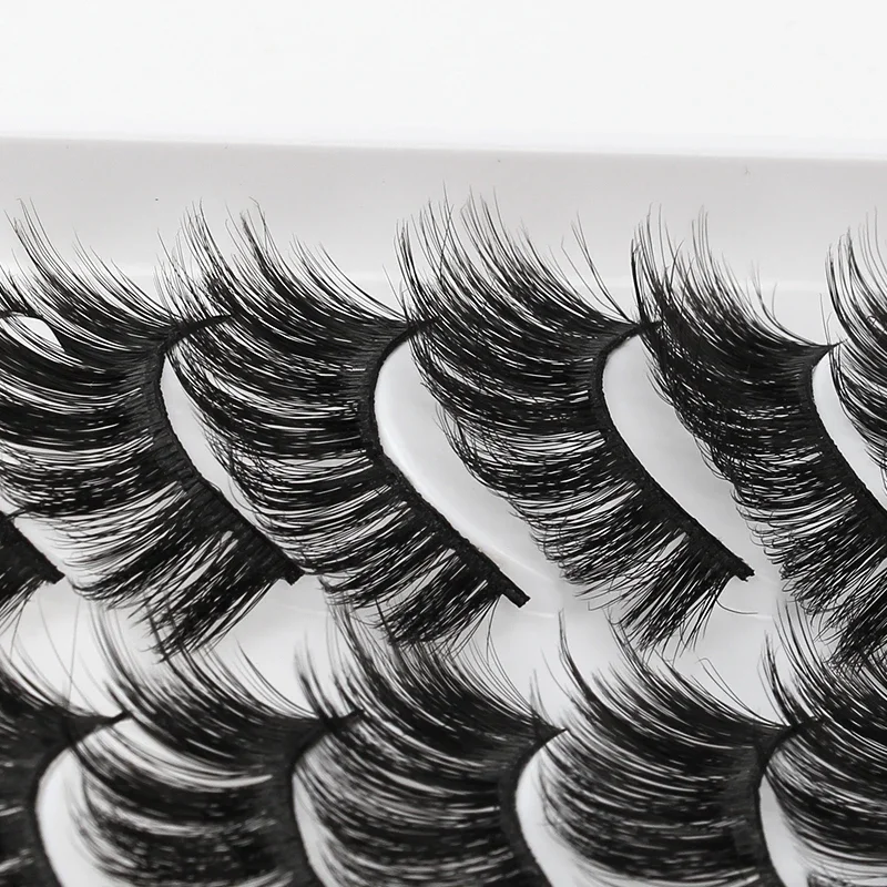 YSDO 3D Mink Lashes Thick Dramatic Fluffy Fake Eyelashes, 5/10Pairs