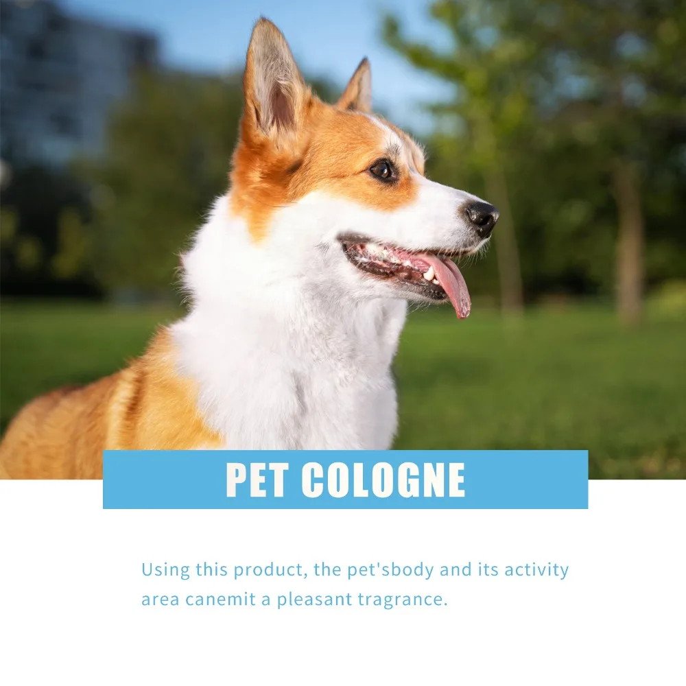 

100ml Pet Perfume Spray for Cats & Dogs - Deodorizing Odor Control, Long-Lasting Fragrance & Air Freshener